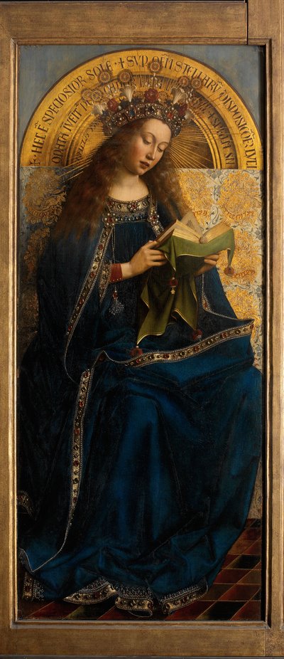 La Vergine Maria, dal Polittico di Gand da Hubert & Jan van (1390 1441) Eyck