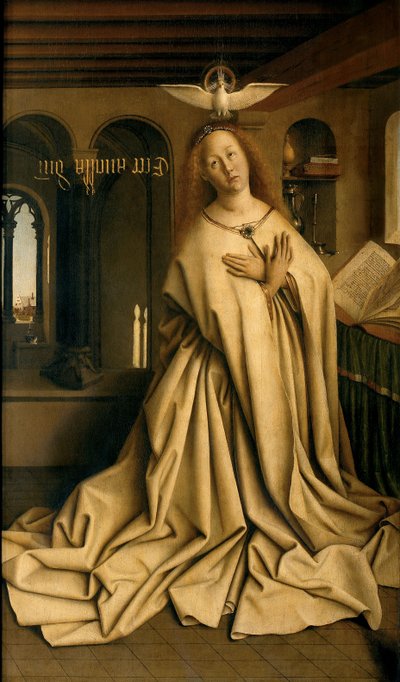 Vergine Annunciata da Hubert & Jan van (1390 1441) Eyck