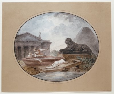 Capriccio architettonico da Hubert Robert