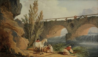 Ponte su una Cascata da Hubert Robert