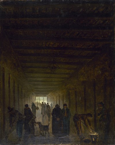 Corridoio della prigione di Saint-Lazare da Hubert Robert