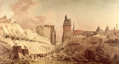 Demolizione delle case sul Pont au Change nel 1788 da Hubert Robert