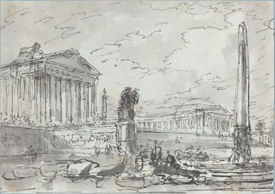 Fantasia su un antico Campidoglio da Hubert Robert