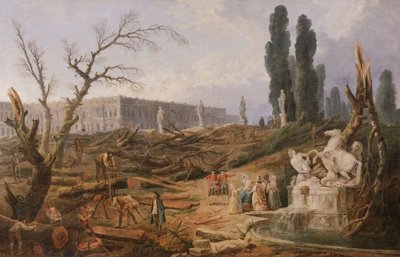 Boschetto dei bagni di Apollo da Hubert Robert