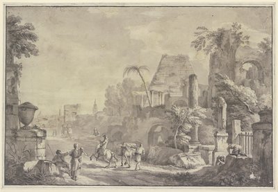 Paesaggio eroico da Hubert Robert
