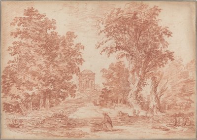 Parco Italiano con un Tempietto da Hubert Robert