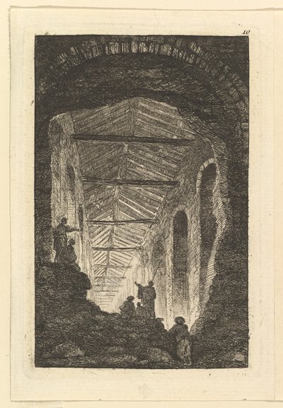 La Galleria Antica da Hubert Robert