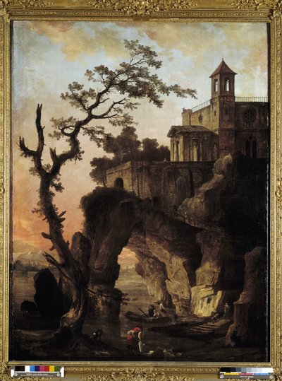 Paesaggio di fantasia da Hubert Robert