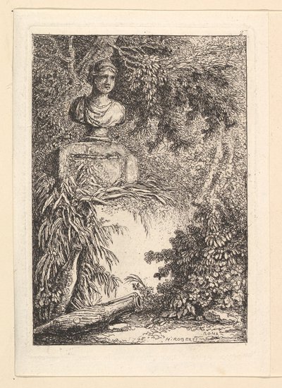 Il Busto da Hubert Robert