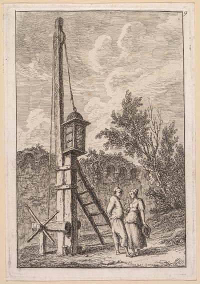 Le serate di Roma: Il palo da Hubert Robert