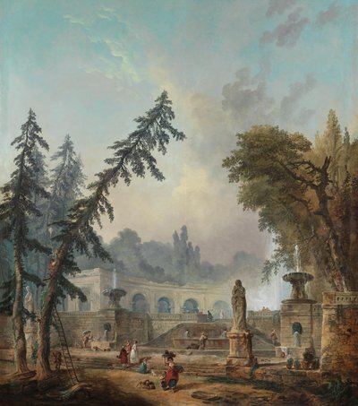 Paesaggio di parco da Hubert Robert