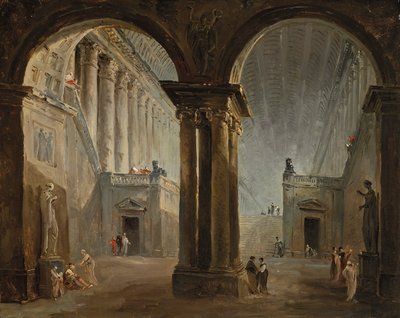 Persone in una galleria d