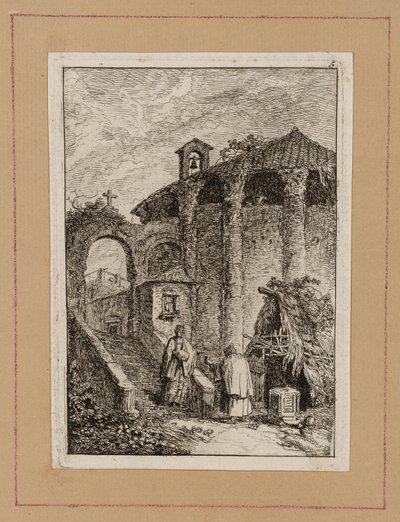 Tavola cinque da Sere a Roma da Hubert Robert