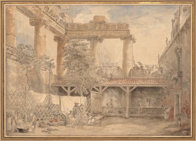 Rovine romane, Villa Pamfili, 1774 da Hubert Robert