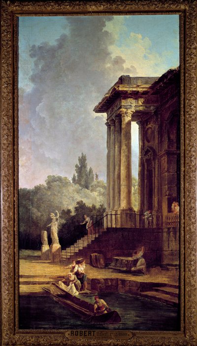 Rovine di un portico da Hubert Robert