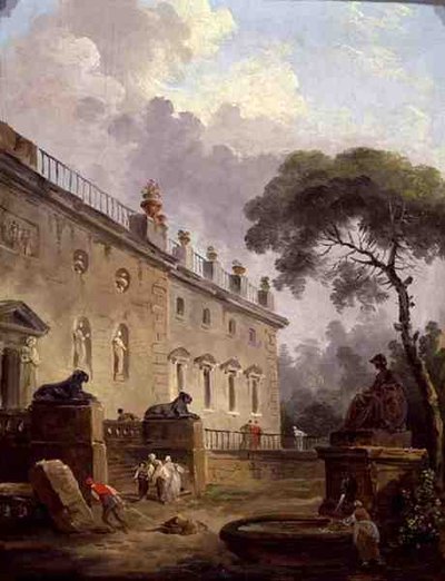 Terrazza della Villa Madama da Hubert Robert