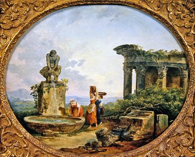 La fontana da Hubert Robert