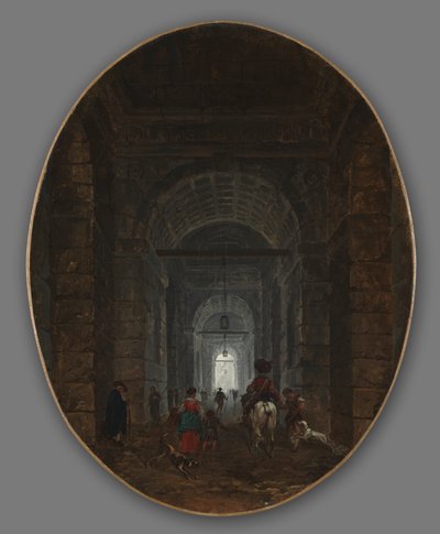 La grotta di Posillipo da Hubert Robert