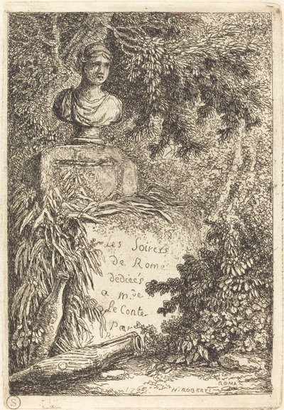 Il Busto Ritratto da Hubert Robert