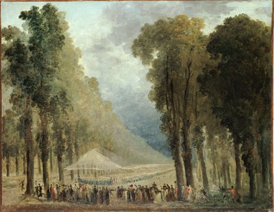Il banchetto dei soldati da Hubert Robert