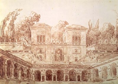 Villa Farnese, Roma da Hubert Robert