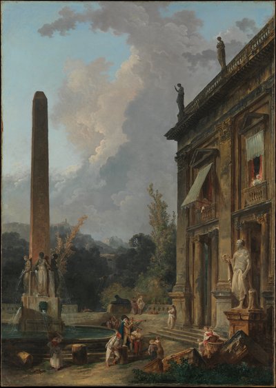 Menestrelli erranti da Hubert Robert