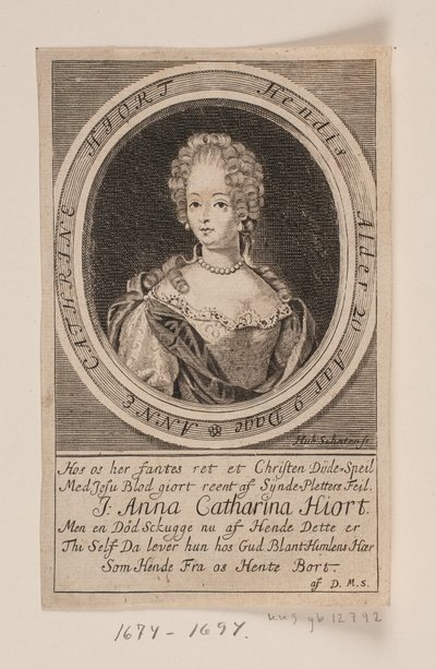 Anna Catharina Hjort da Hubert Schaten