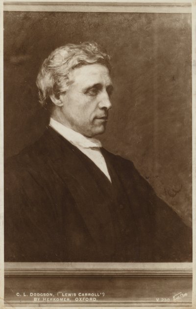 Lewis Carroll (1832-1898), scrittore inglese da Hubert von Herkomer
