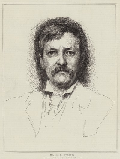 Mr H M Stanley da Hubert von Herkomer