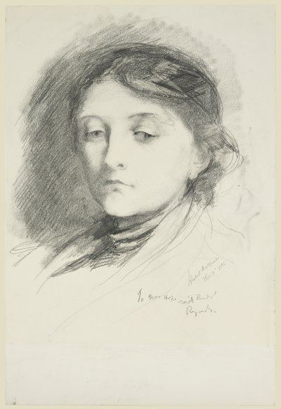 Signora Thomas Tylston Greg da Hubert von Herkomer