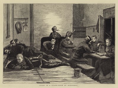 Notte in una guardia ad Aldershot da Hubert von Herkomer