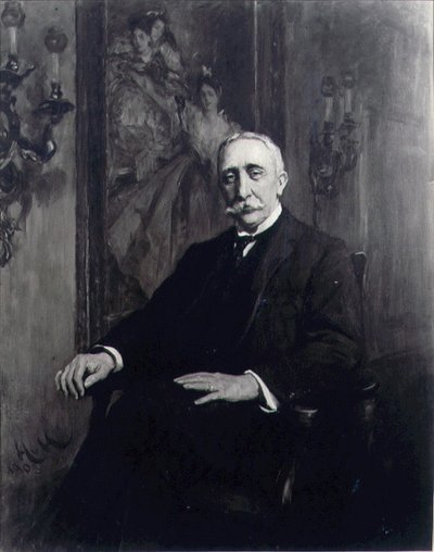 Ritratto di Sir Carl Meyer (1851-1922) c.1910 da Hubert von Herkomer
