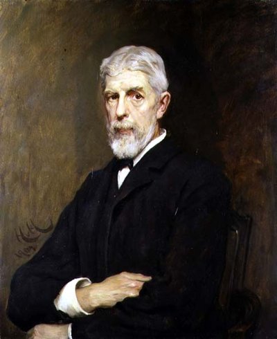 Ritratto di Sir Henry Trueman Wood, Segretario e Vicepresidente della Società da Hubert von Herkomer