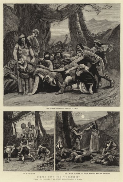 Scene dalla Strega da Hubert von Herkomer