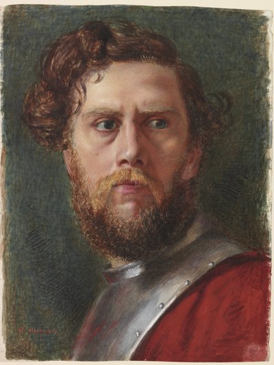 Studio di una testa da Hubert von Herkomer