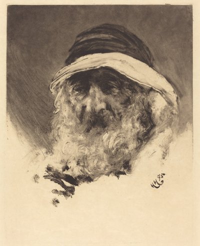 Studio di una testa araba da Hubert von Herkomer