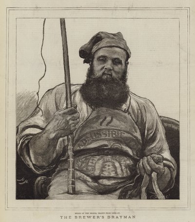Il Carrettiere del Birraio da Hubert von Herkomer