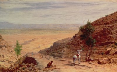 La strada tra Gerusalemme e Gerico da Hubert von Herkomer