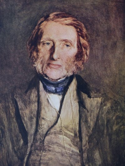 Ritratto di John Ruskin da Hubert von Herkomer