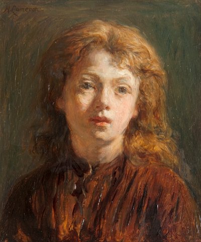 Testa di una Ragazza da Hugh Cameron
