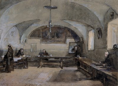 Interno del Convento dei Cappuccini ad Albano da Hugh Carter