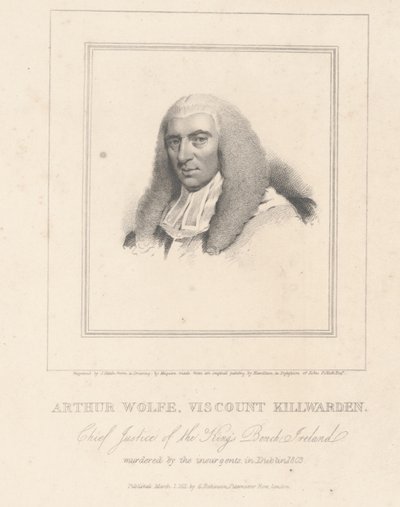 Arthur Wolfe, Visconte Killwarden, inciso da G. Robinson da Hugh Douglas Hamilton