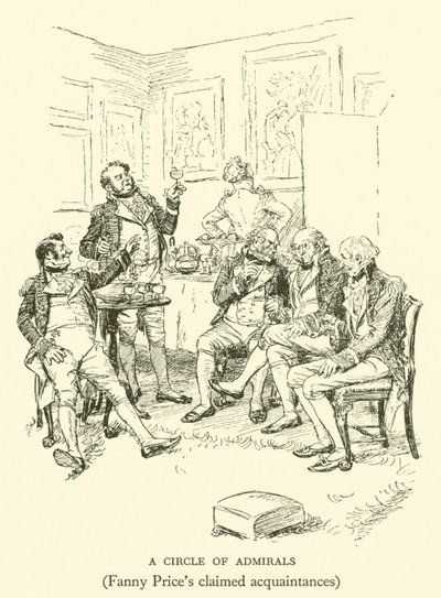 Un Circolo di Ammiragli, Conoscenti Rivendicati da Fanny Price da Hugh Thomson