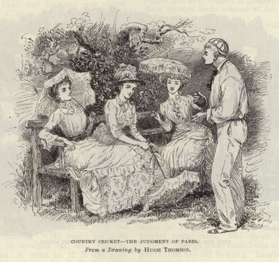 Il giudizio di Paride da Hugh Thomson