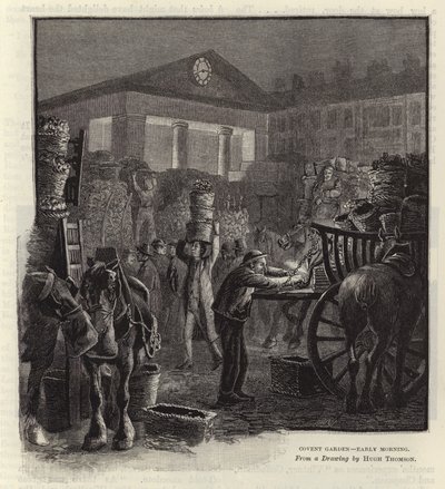 Covent Garden - prima mattina da Hugh Thomson