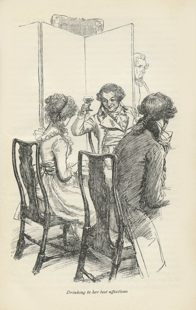Bevendo ai suoi migliori affetti, 1896 da Hugh Thomson