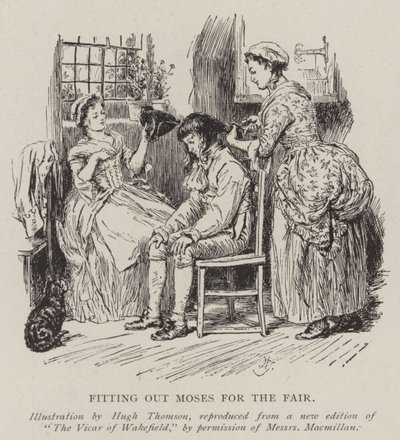 Vestire Mosè per la fiera da Hugh Thomson