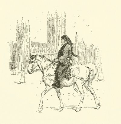 Geoffrey Chaucer a cavallo da Hugh Thomson