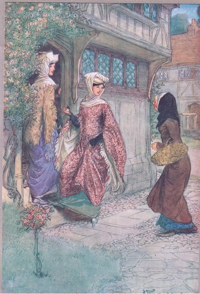 Vieni con noi e guarda (illustrazione da Le allegre comari di Windsor, 1910) da Hugh Thomson