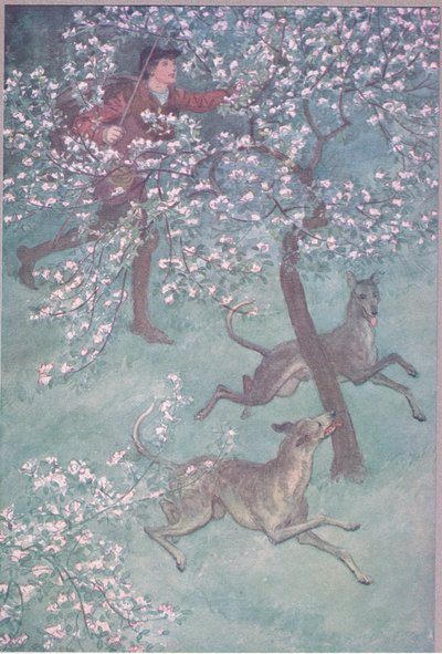 Ha occhi di gioventù, odora di aprile e maggio, illustrazione da Le allegre comari di Windsor, 1910 da Hugh Thomson